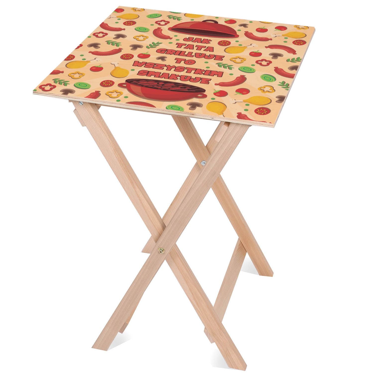 Set Liegestuhl und Tisch Papa grillt für alle