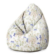 Puf Pearshape Amazing Floral-Velvet