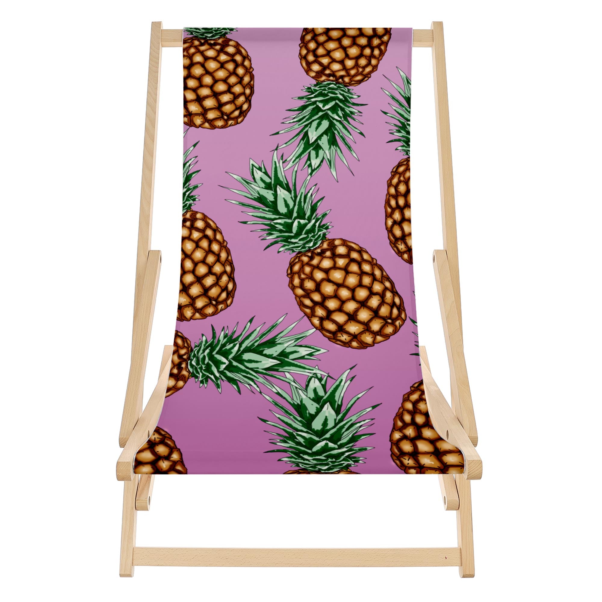 Schaukel-Liegestuhl Rosa Ananas