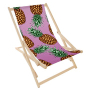 Schaukel-Liegestuhl Rosa Ananas