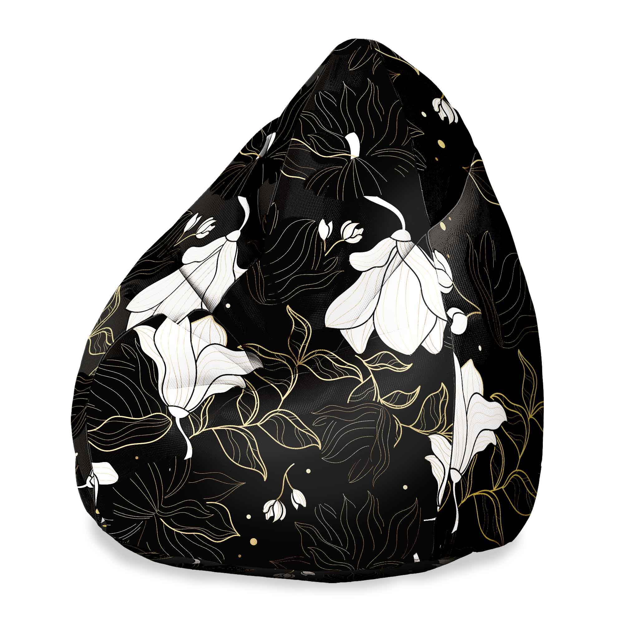Puf Pearshape Bohemian Flowers-M-Oxford