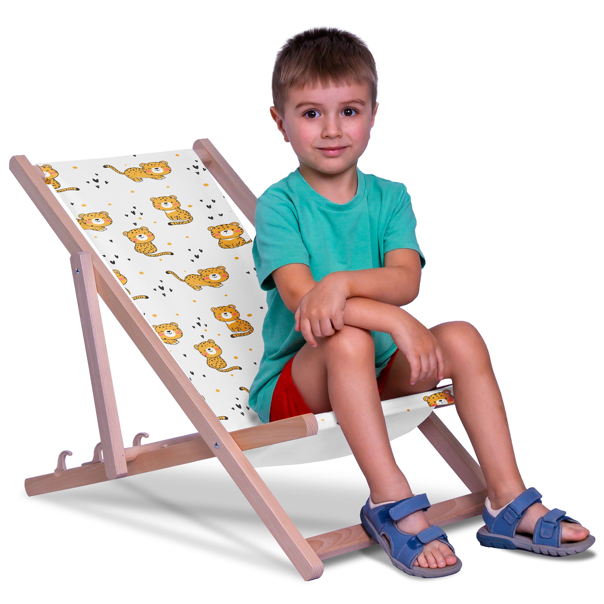 Holzliegestuhl Baby Tiger