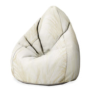 Puf Pearshape béžový teplá pampová tráva