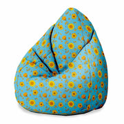 Puf Birnenform Blue Paradise
