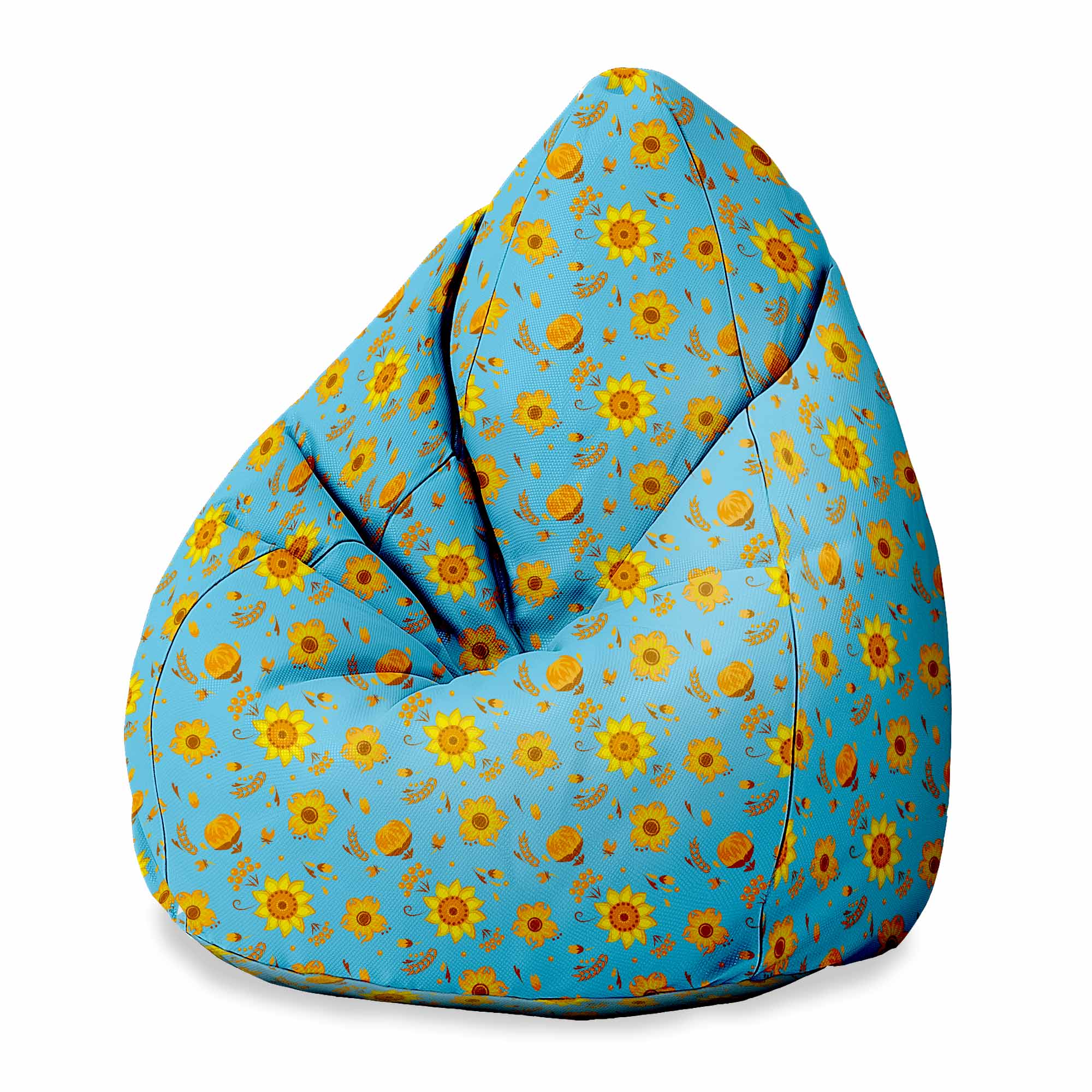 Puf Birnenform Blue Paradise-M-Oxford