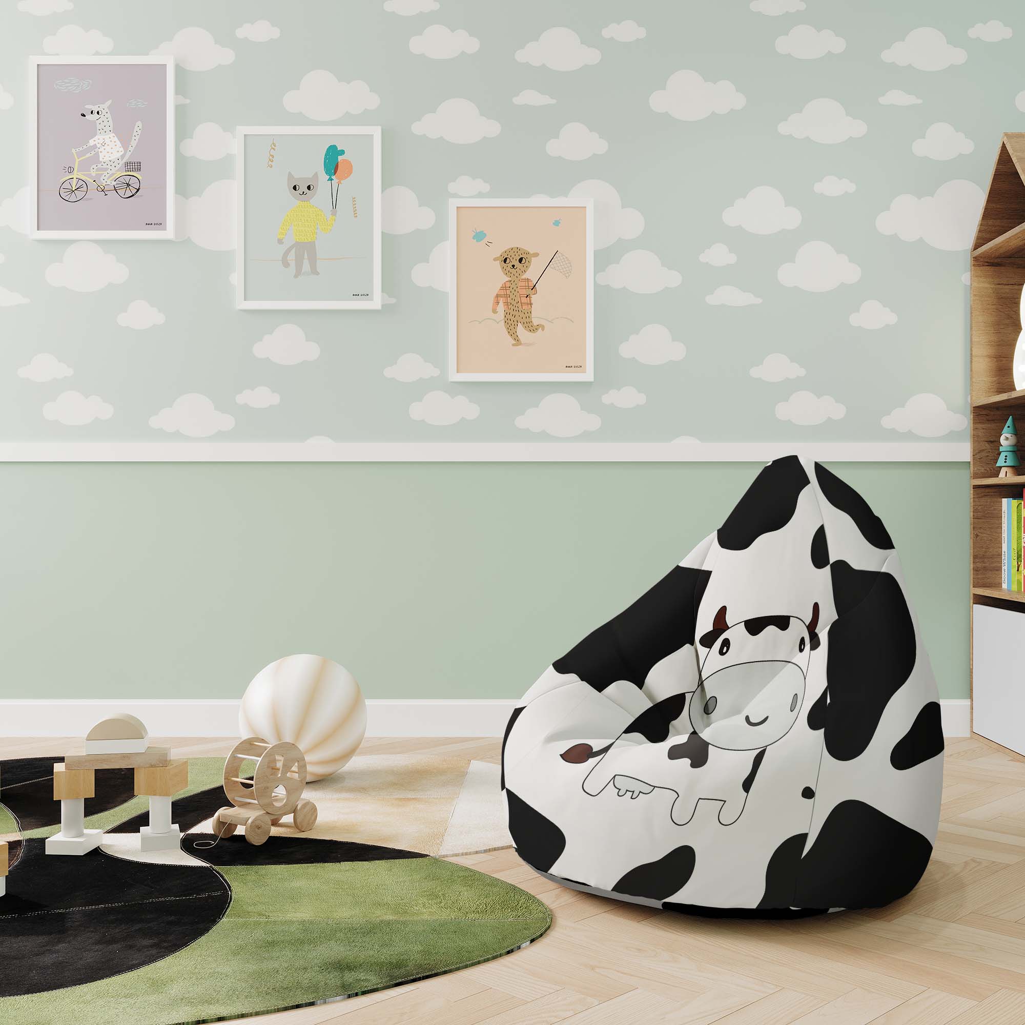 Sitzsack Pearshape Bobby Moo-M
