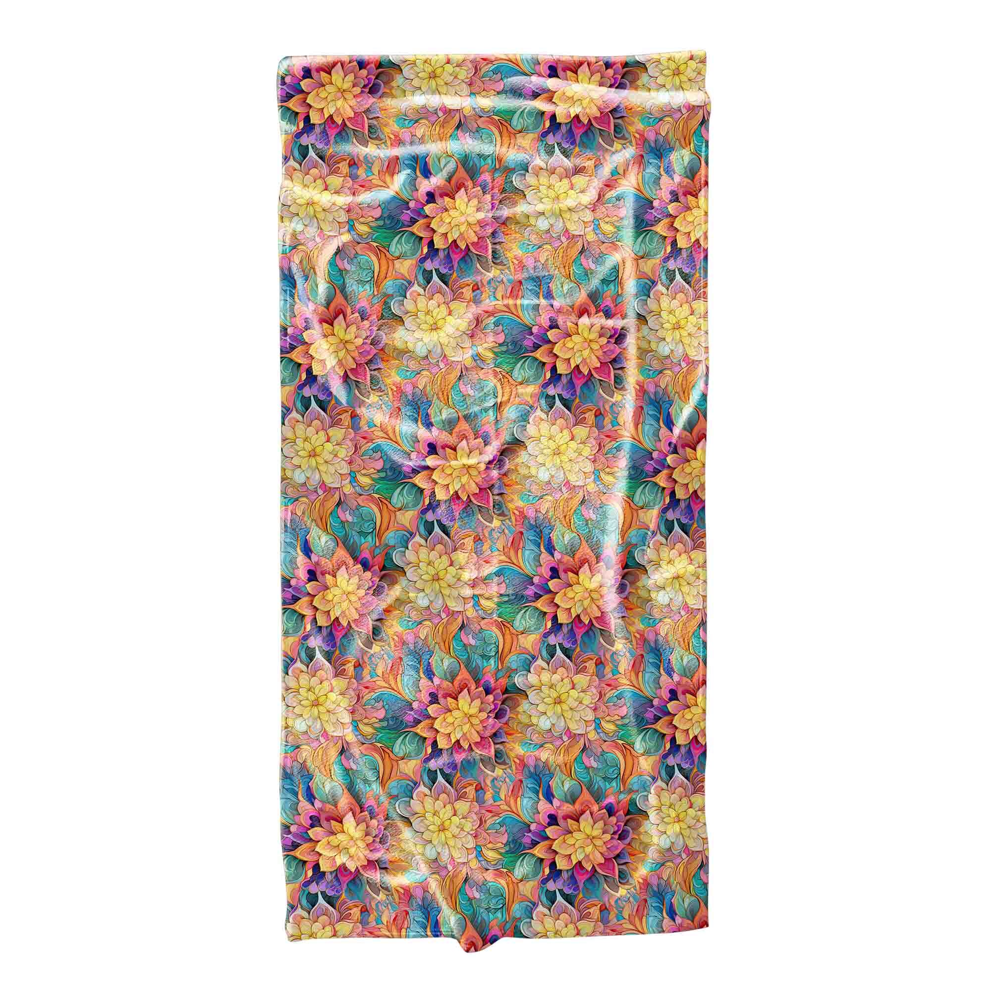 Uterák Botanical Floral Geometric Pattern-70x140 cm