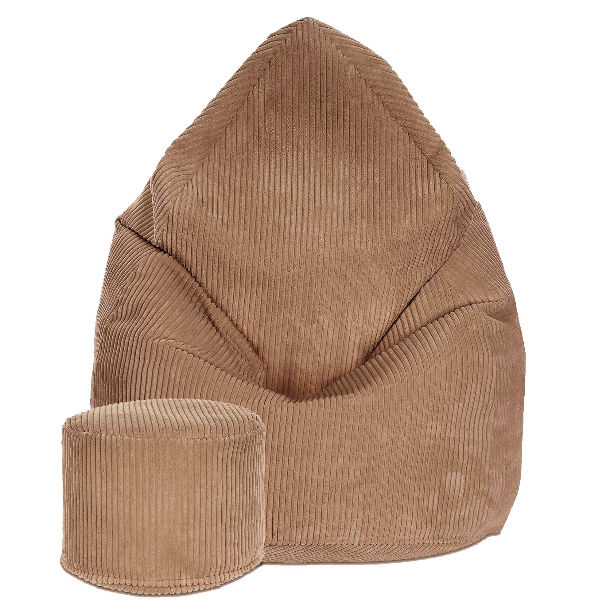 Okrúhly puf podnožka Lincoln Brown Bear-S