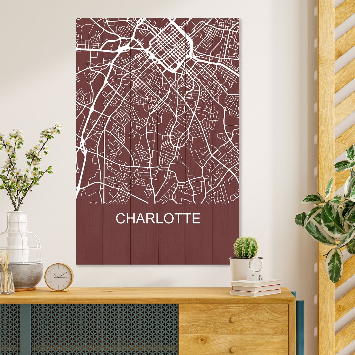 Obraz Wood Charlotte-40x60 cm