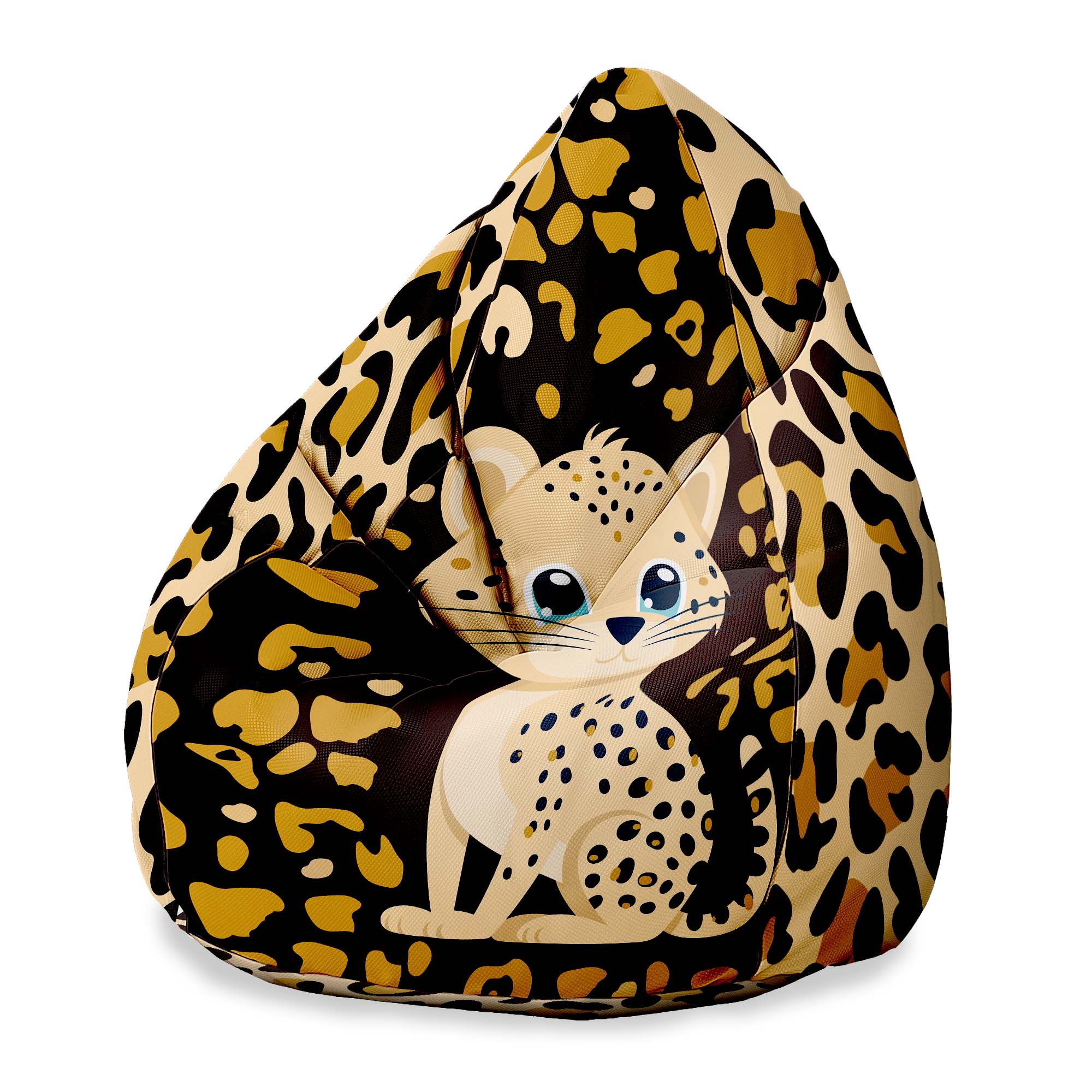 Puf Pearshape Cheetoo-M