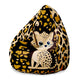Puf Pearshape Cheetoo-M