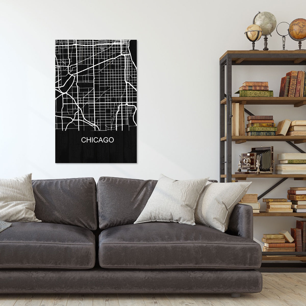 Obraz Drevo Chicago-20x30 cm