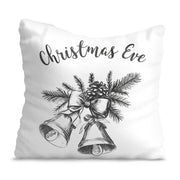 Christmas Eve White Pillow