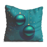 Christmas Gold Balls Panama Pillow