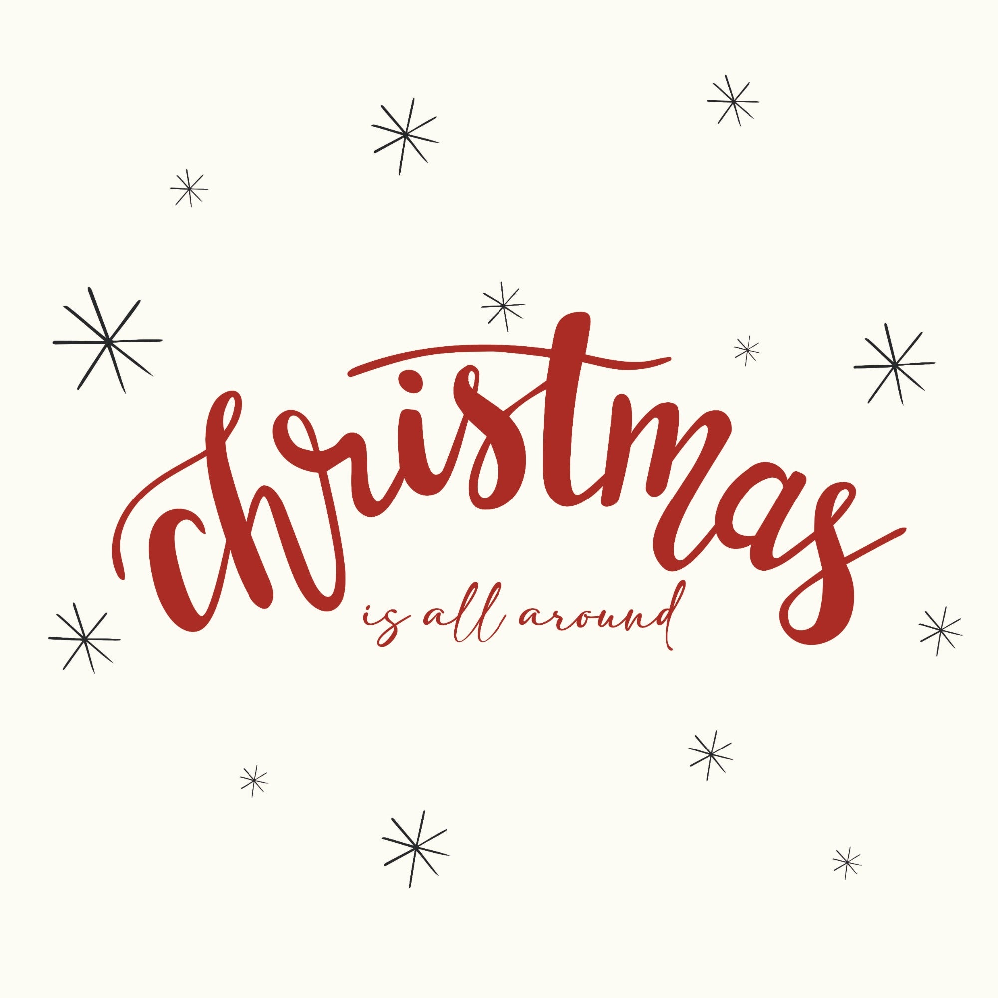 Christmas is all Around Pillow-Velvet