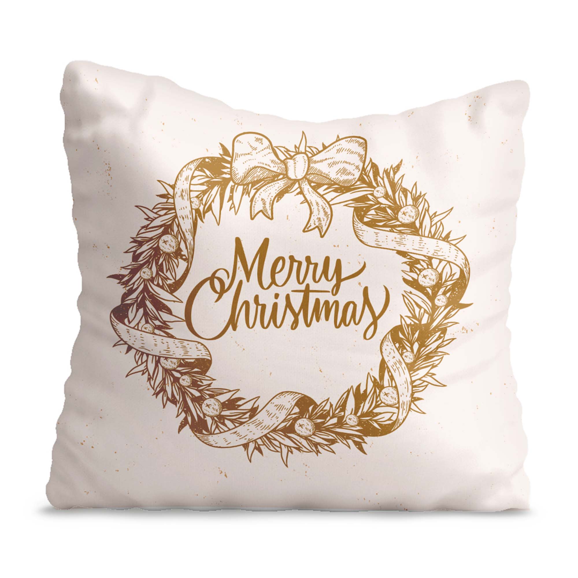 Christmas Wreath Panama Pillow