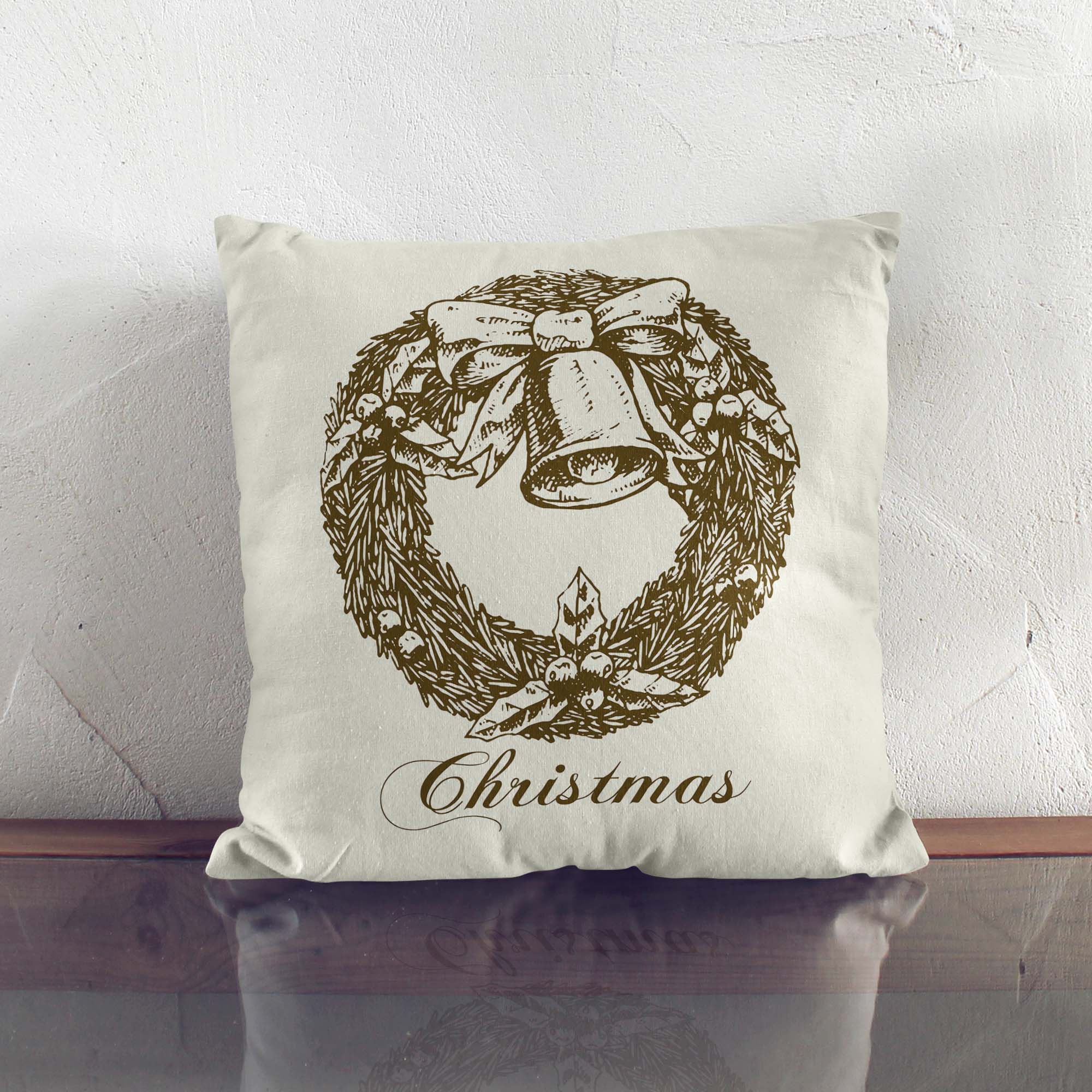 Christmas Vibe Pillow-Oxford