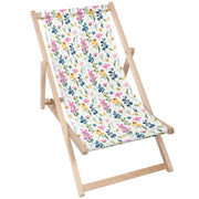 Leżak drewniany Colorful Wildflower-S
