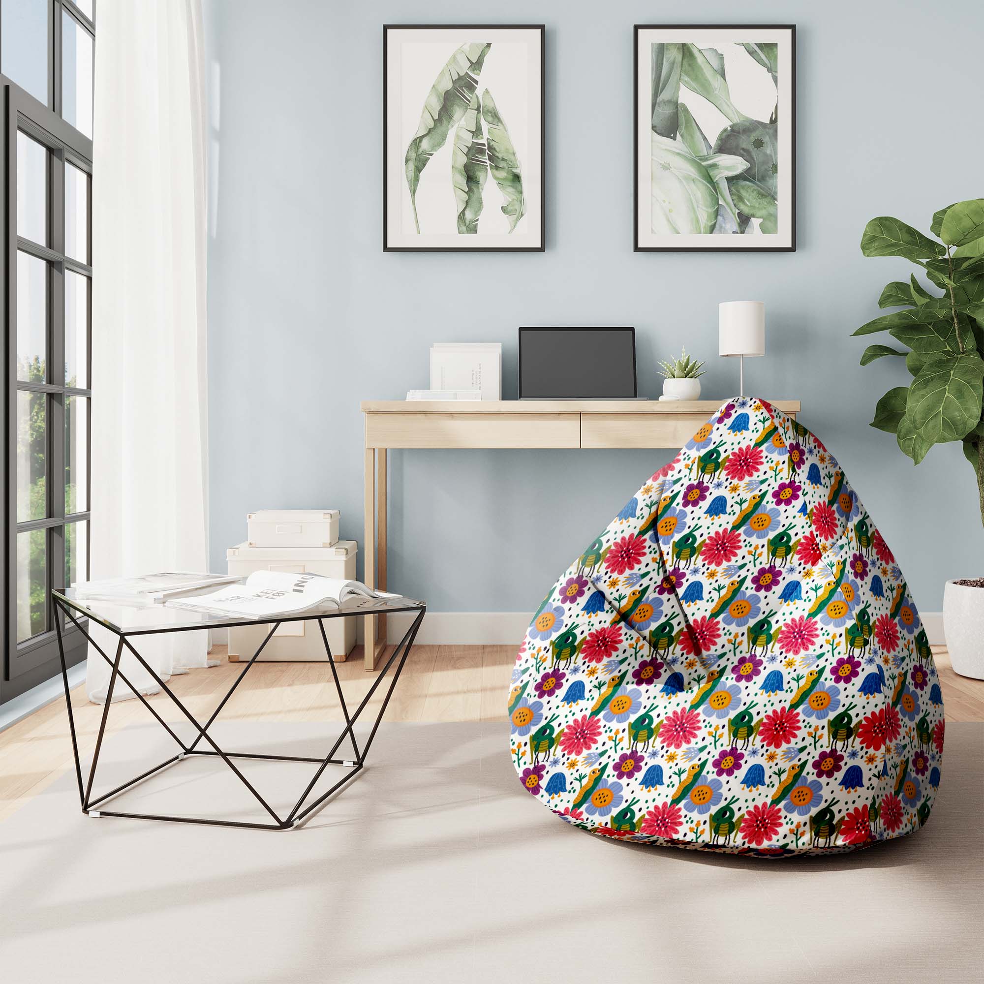 Puf Pearshape Cute Bugs-S-Velvet