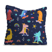Skater Dinosaurs Pillow