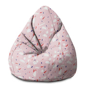 Puf Birnenform Pink Abstrakt-S-Oxford