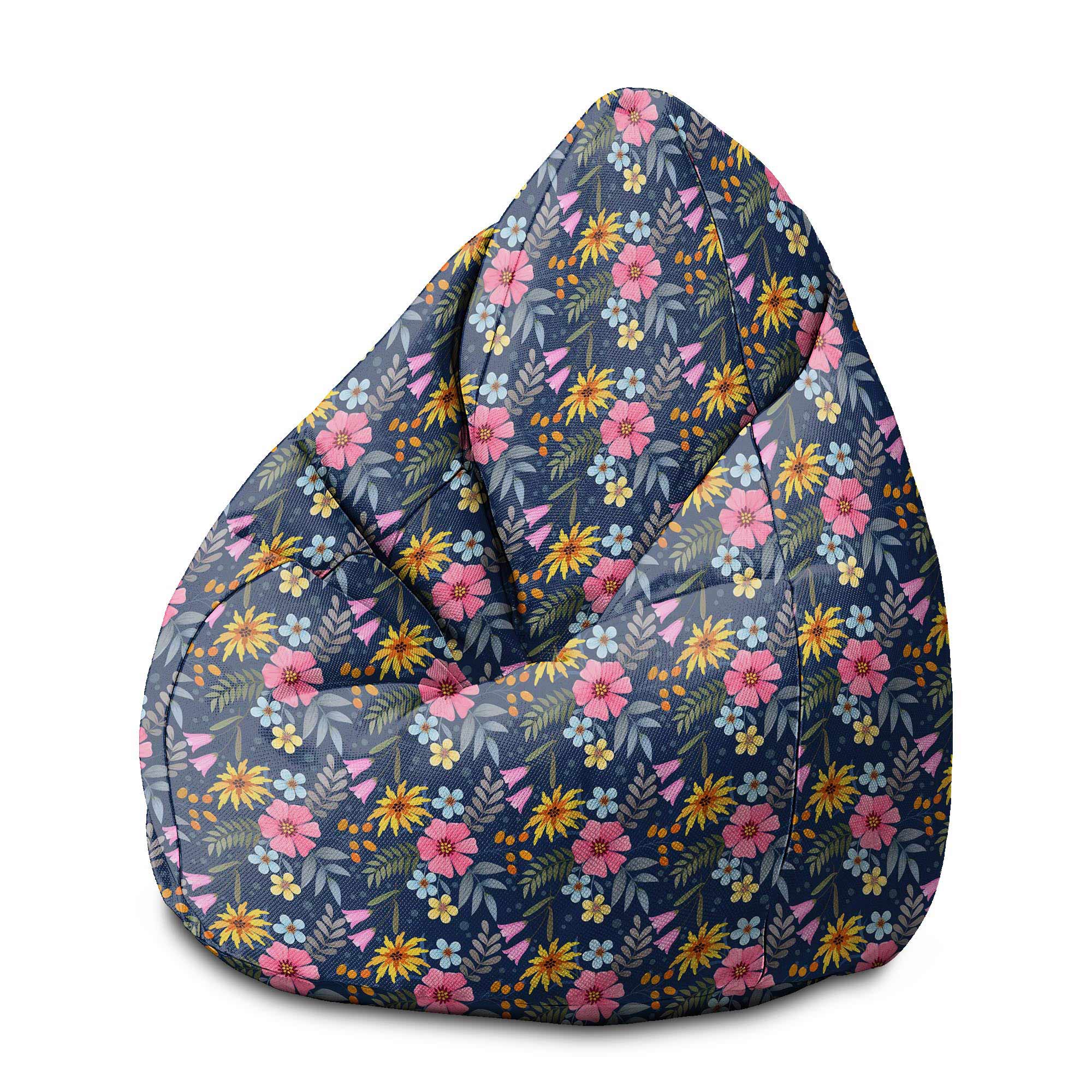 Puf Pearshape Jarné kvety-M-Oxford