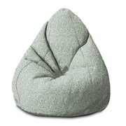 Puf Pearshape Tiny White Flowers Meadow-S-Velvet