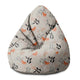 Puf Pearshape Jesenné kvety-M-Zamat