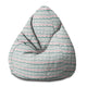Puf Pearshape Lines and Dots-M-Oxford