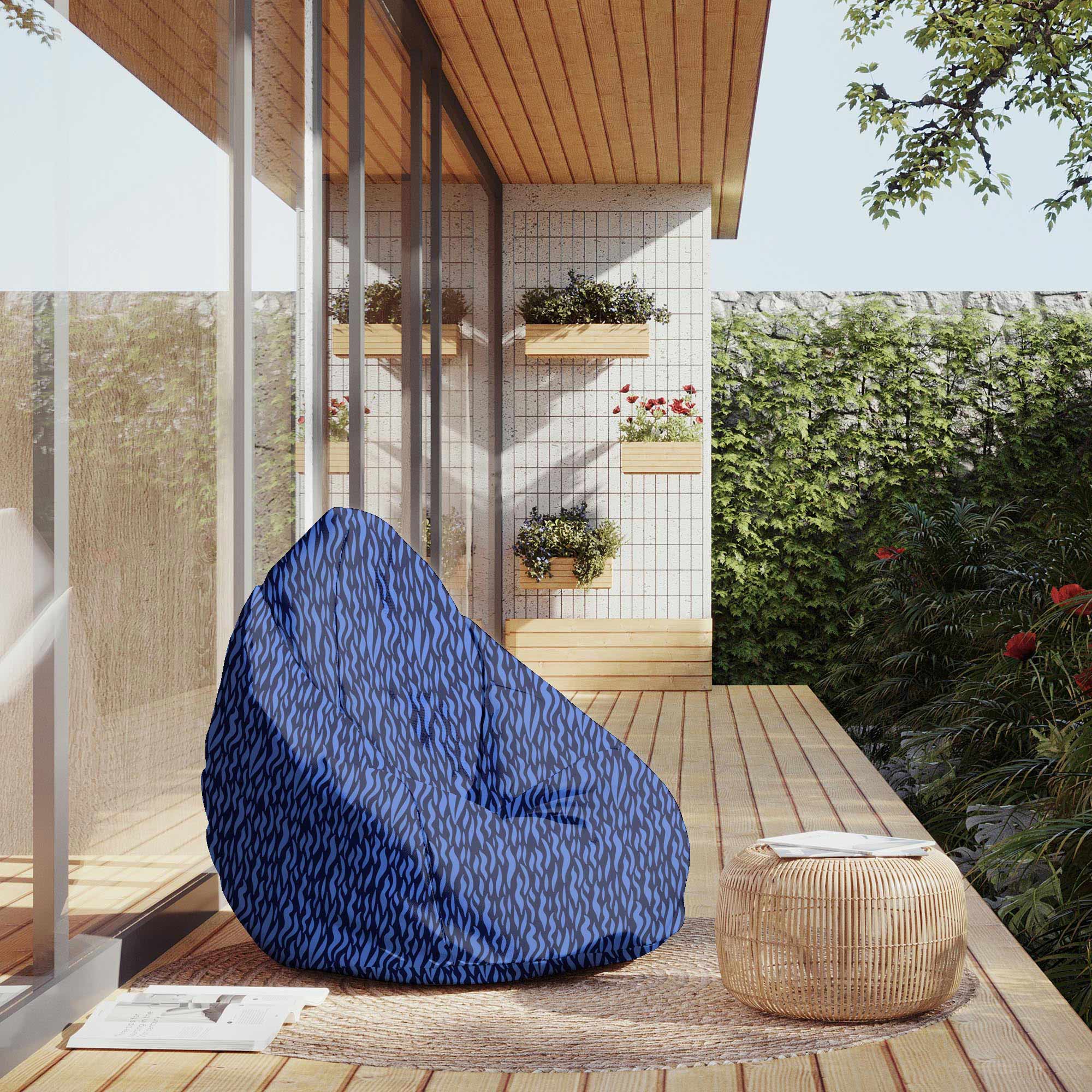 Puf Pearshape Vlny na-S-Zamat