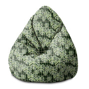 Puf Pearshape Monstera Leaves Grid-M-Oxford