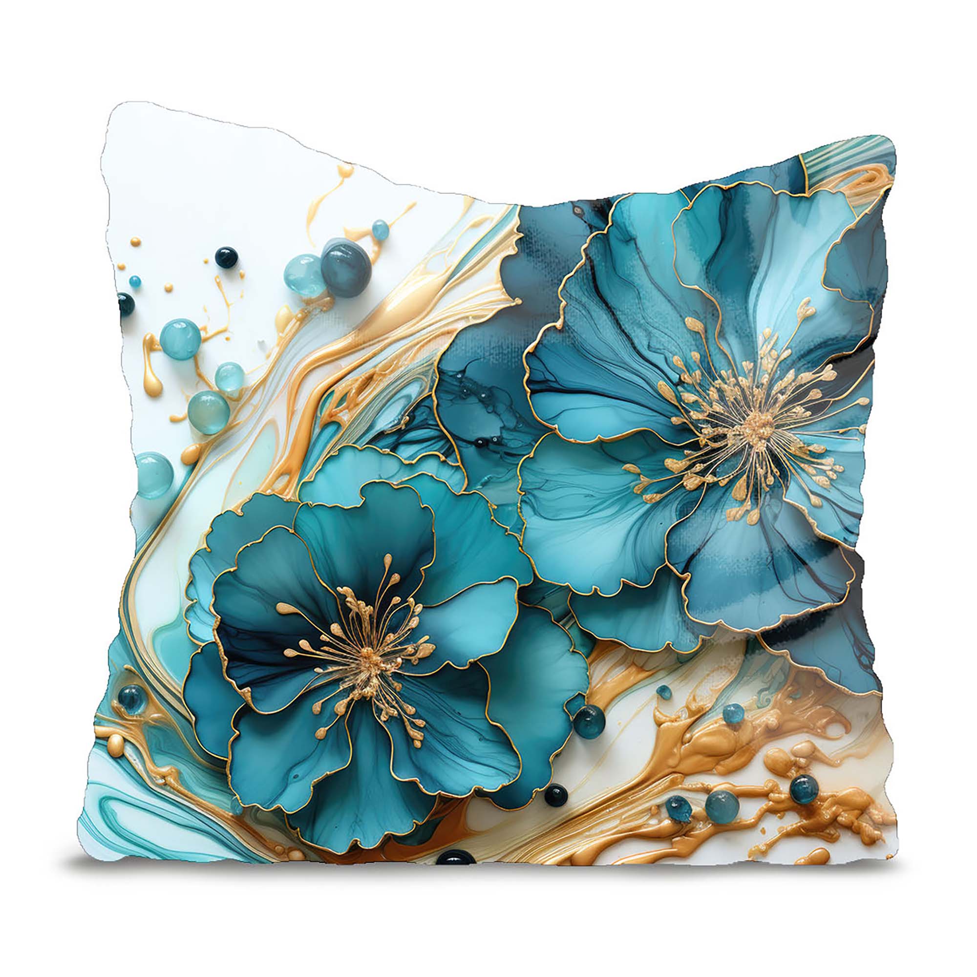 Vankúš Watercolor Flowers-Velvet
