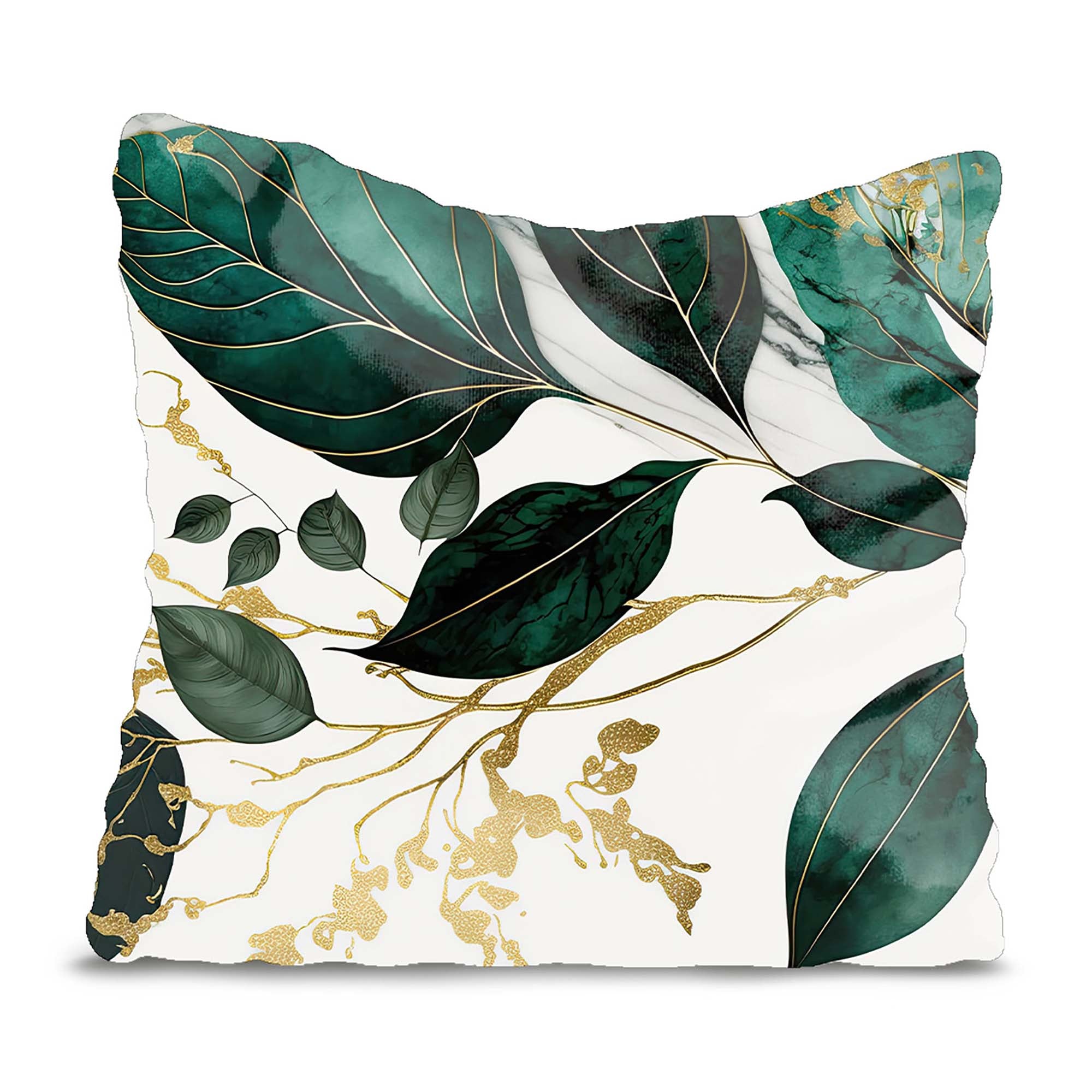 Kissen Marable with Leaves-Panama
