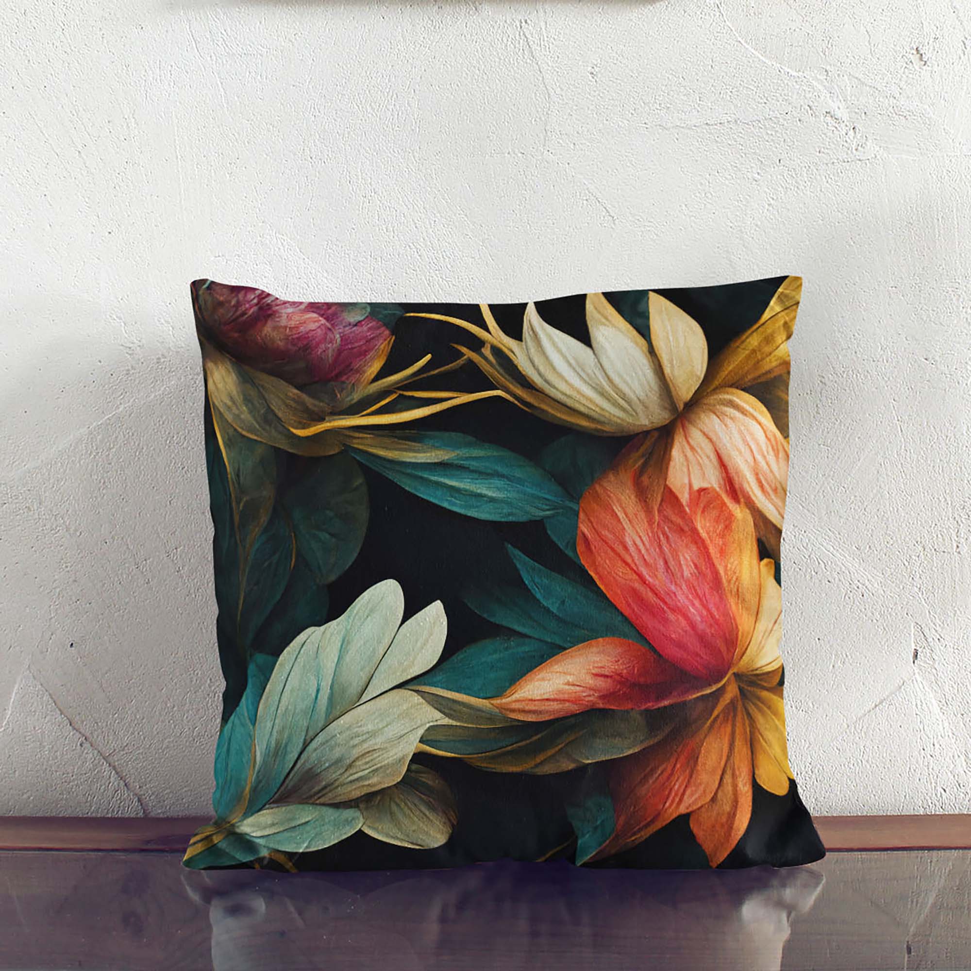 Autumn Garden Pillow-Velvet