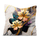 Vankúš Flower Whisper Gold-Velvet