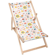 Holzliegestuhl Spielplatz-M