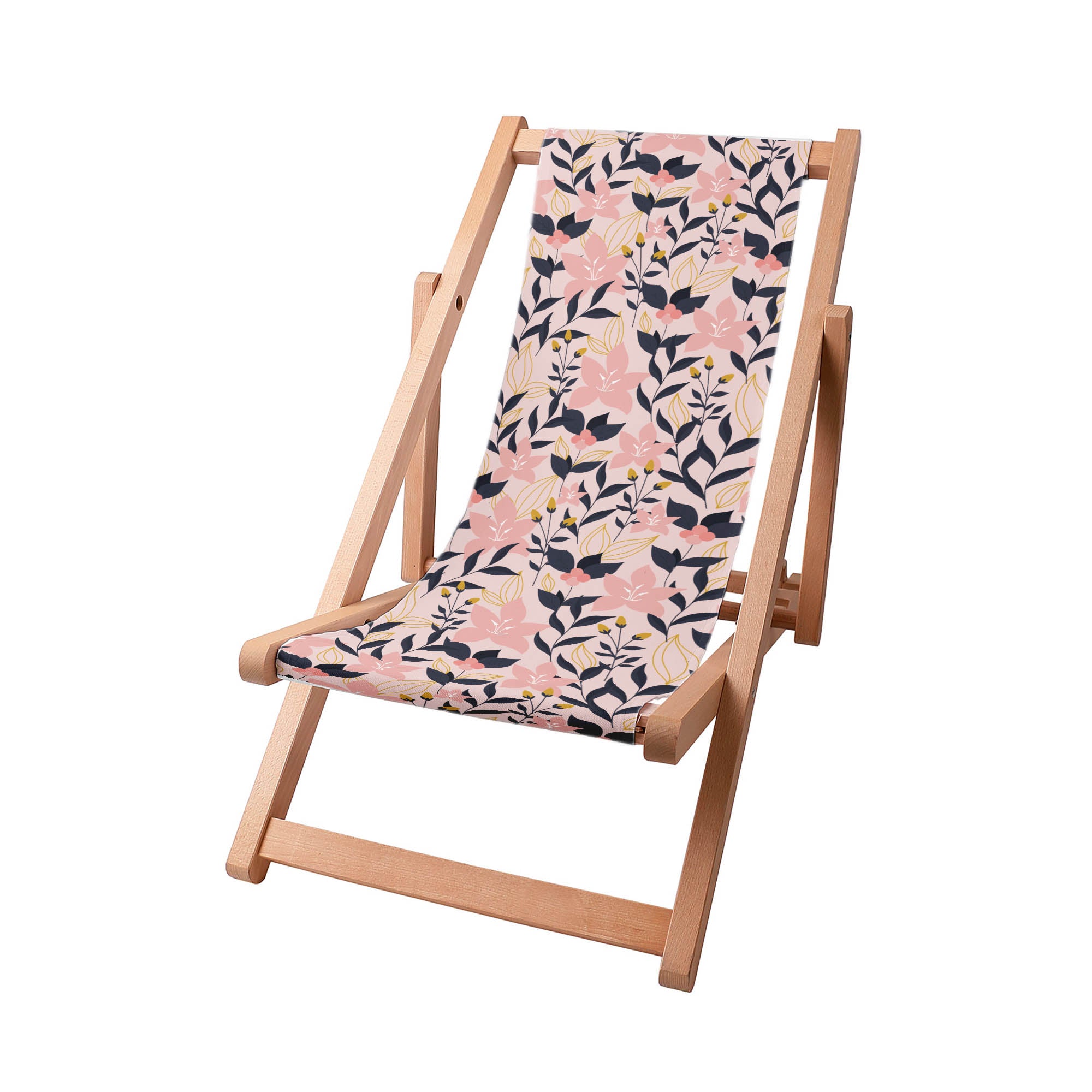 Wooden Deck Chair Calm Evening-S