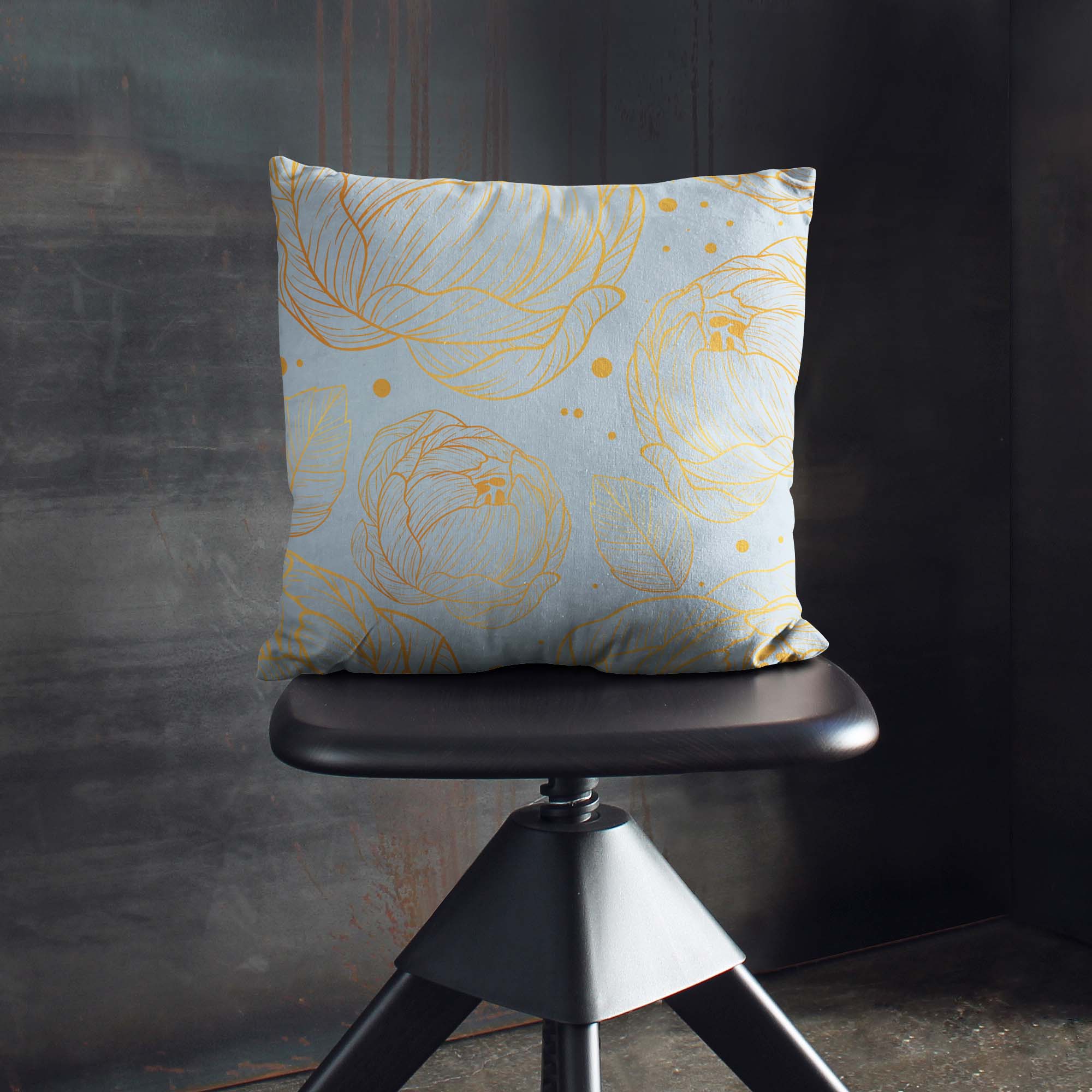 Dreaming Flowers-Velvet Pillow