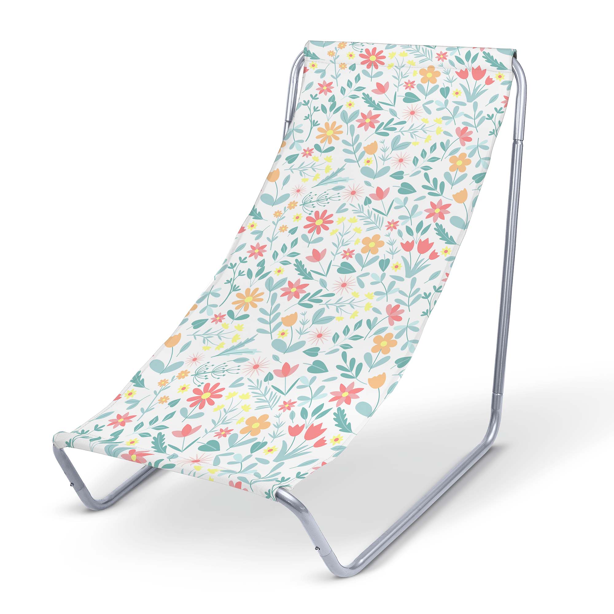 Kovové lehátko Floral Adventure