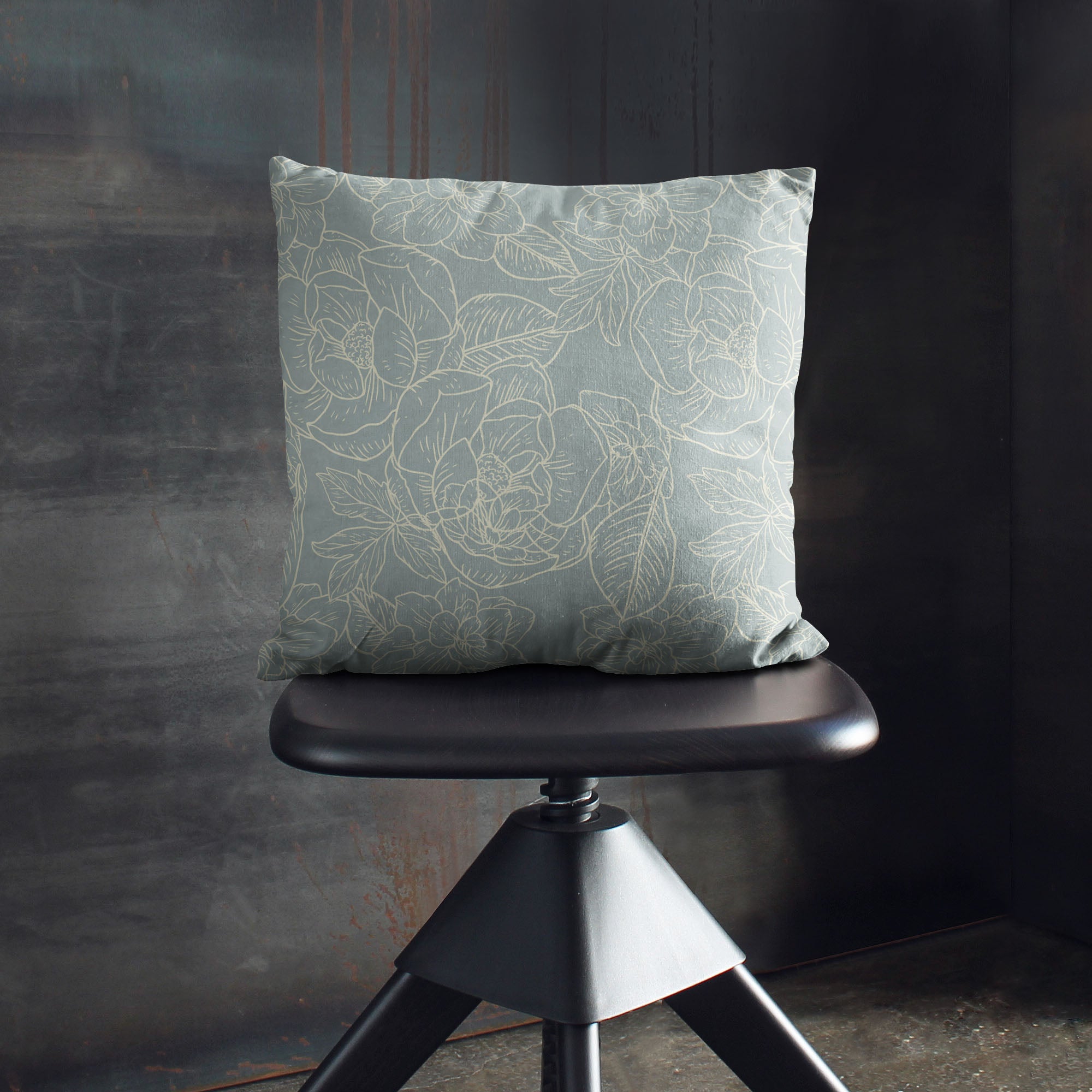 Floral Elegant Leaves-Panama Pillow