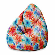 Pearshape Pouf Floral Background-M-Velvet