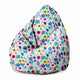 Puf Pearshape Květinová Elegance