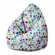 Puf Pearshape Floral Elegance -M-Velvet