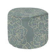 Kulatý puf podnožka Floral Elegant