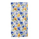 Handtuch Gelb-blaue Blumen