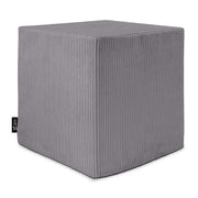 Sitzpouf Qubik Frostgrau-40x40 cm
