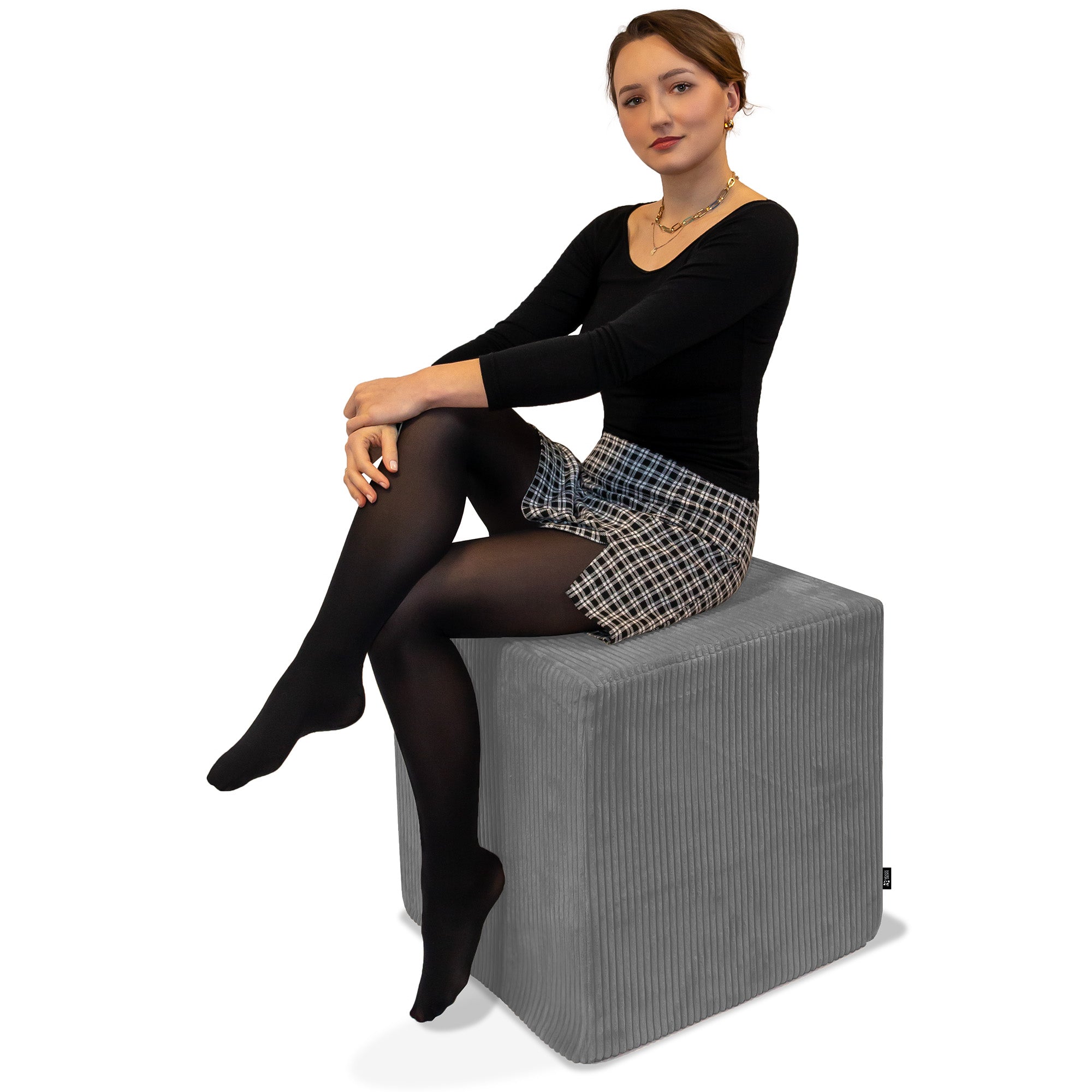 Puf Qubik Frost Gray