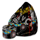 Puf Pearshape z podnóżkiem Army Car-Velvet