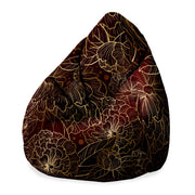 Puf Pearshape Deep Peonia-S-Velvet