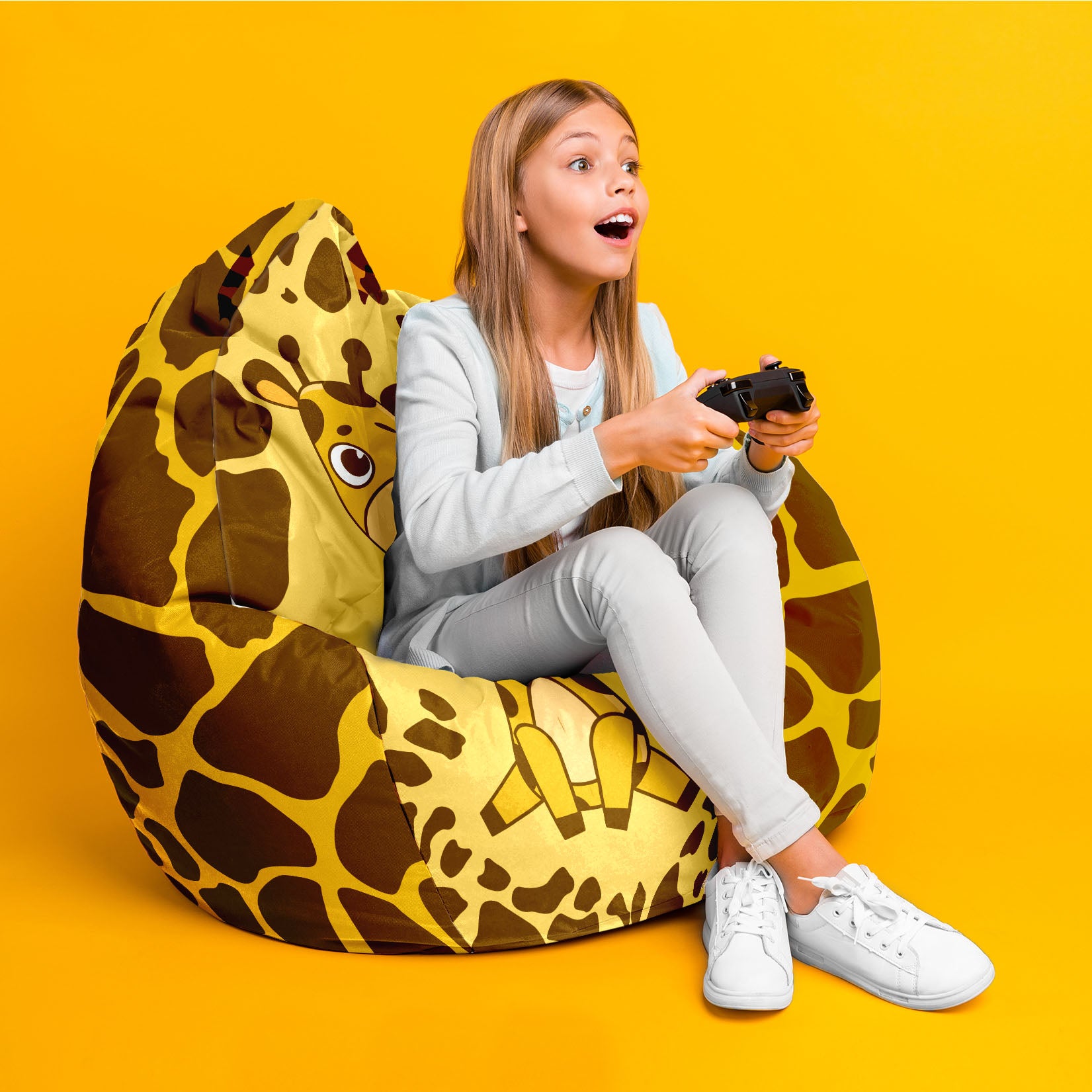Puf Pearshape Giraffina-M
